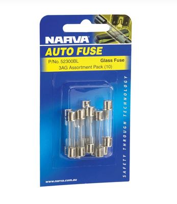 Auto Fuse 3AG 25amp x 5