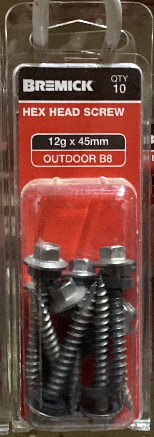 Tec screw T17-12gx45mm Pk10 Neo