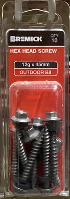 Tec screw T17-12gx45mm Pk10 Neo