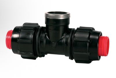 Tee rural plasson 11/2''threaded