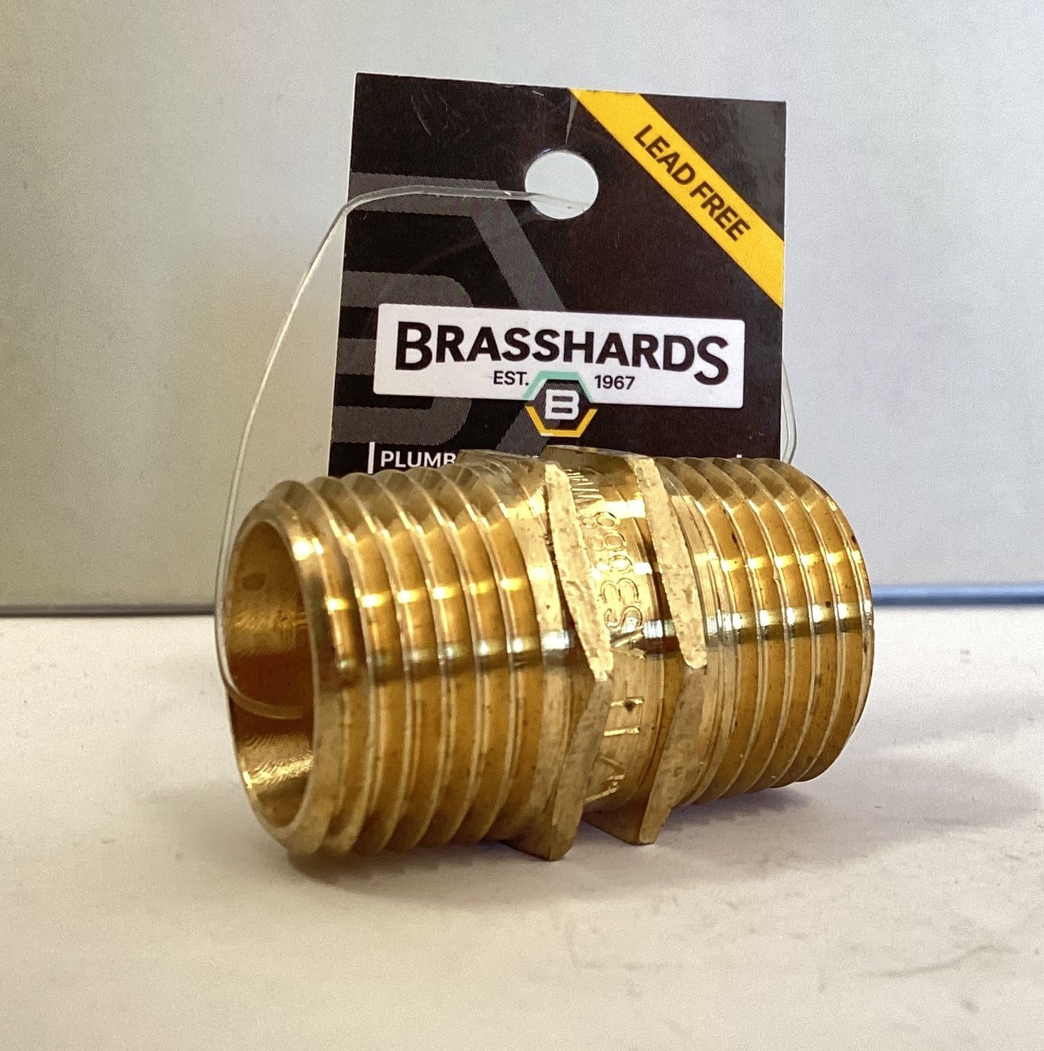 Brass nipple 1/2"