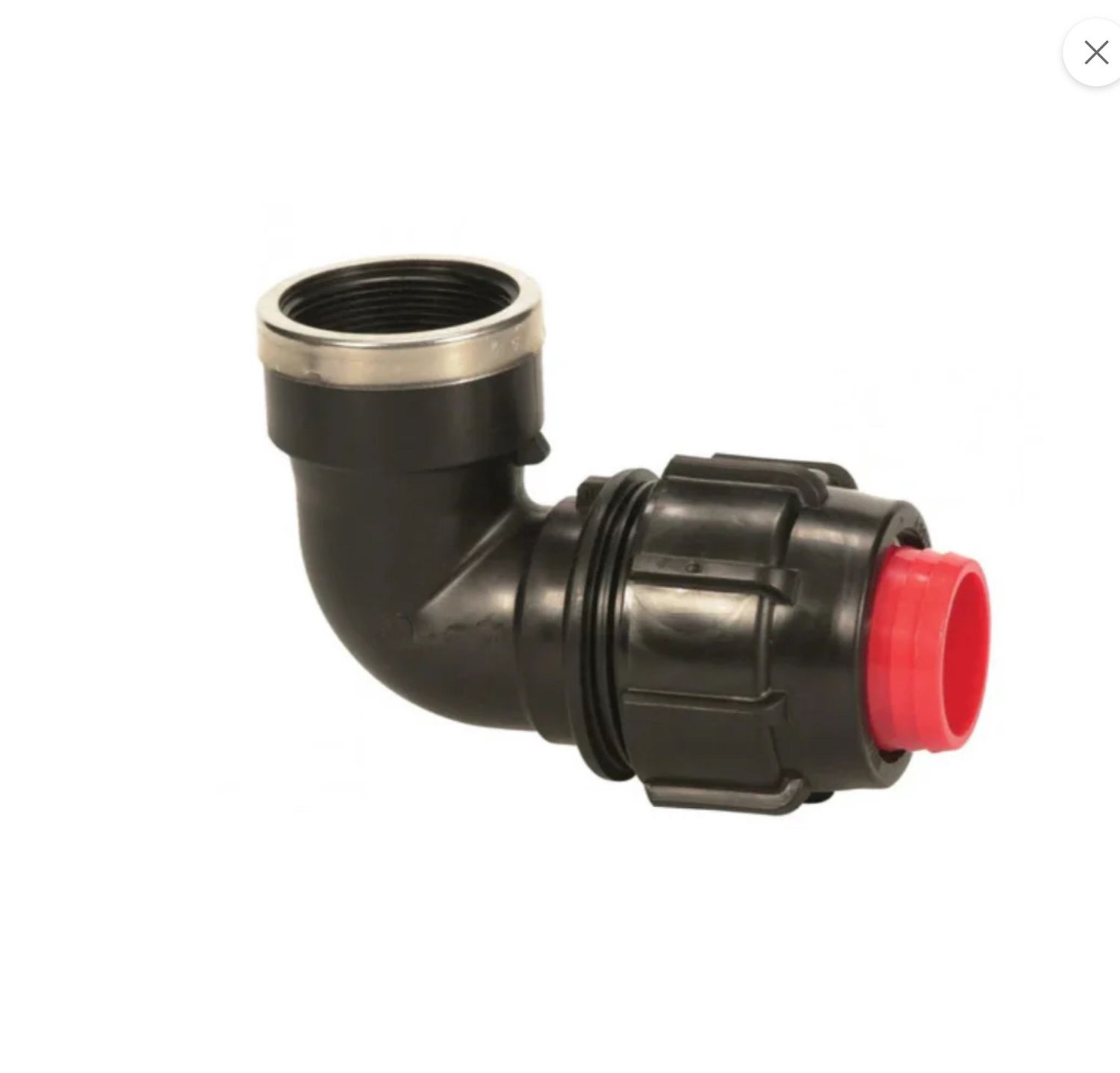 elbow 90D female 11/2'' rural plasson