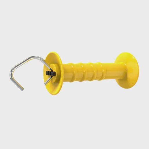 Gate handle yellow