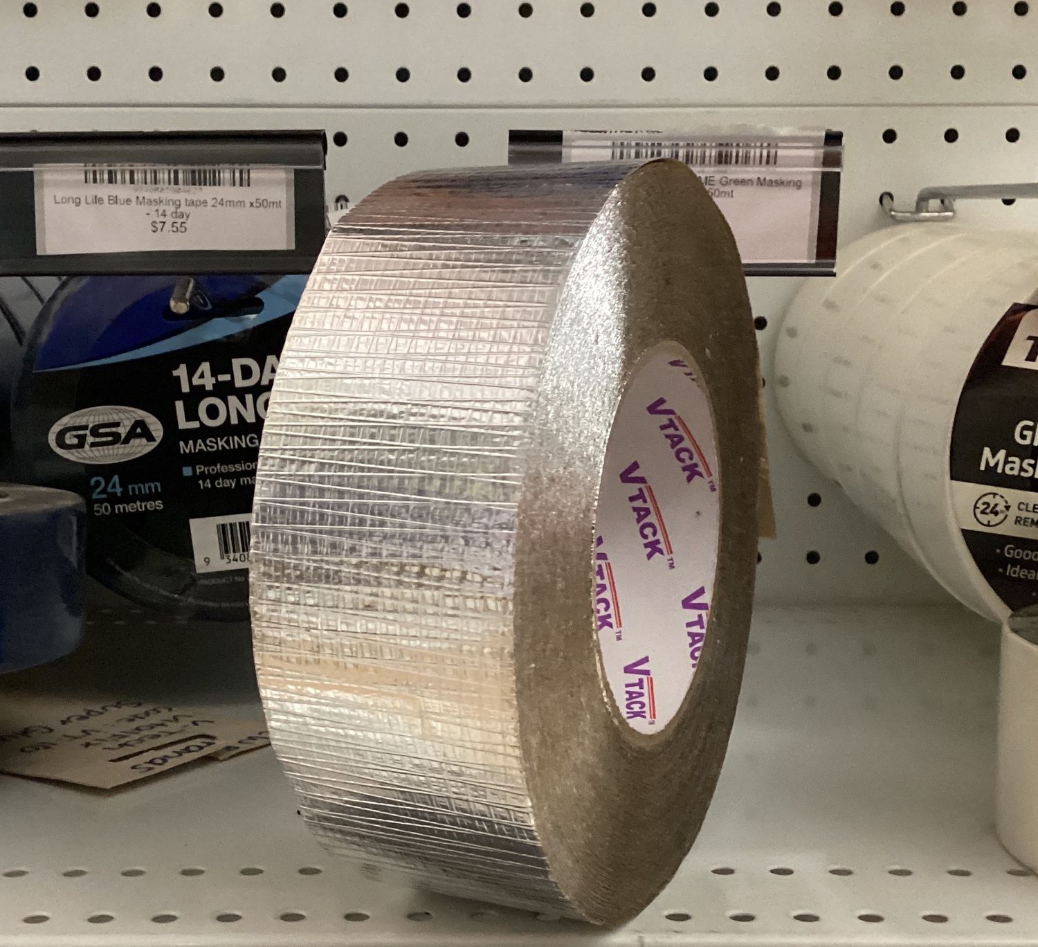 aluminium foil tape 48mm x 50m reinforced