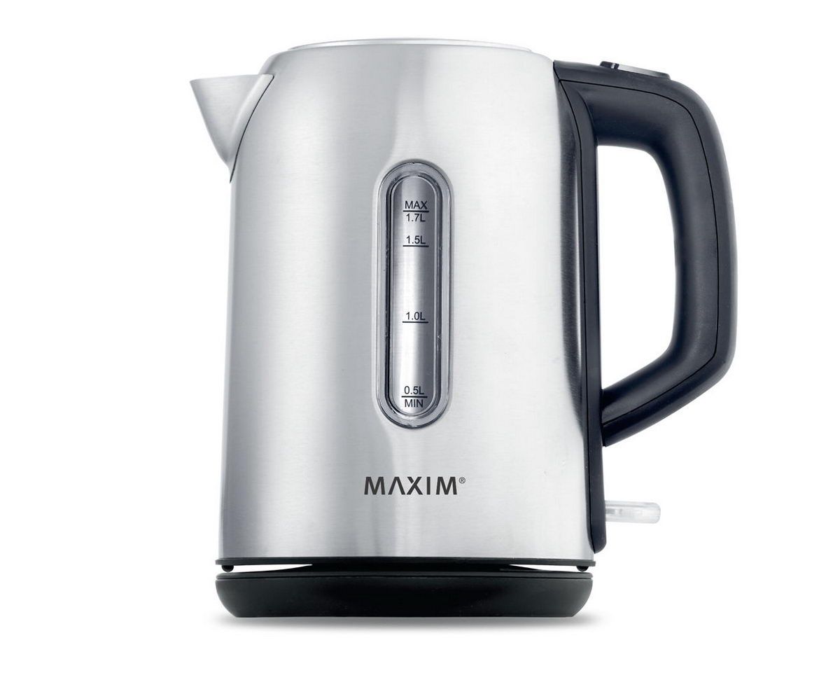 Maxim 1.7L Stainless Steel Cordless Kettle