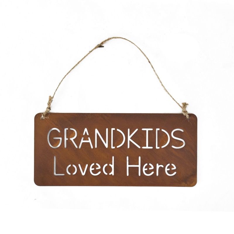 Grandkids Loved Here Wall Hanging 33x0.5mm