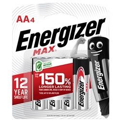 Energizer Max AA 4Pk