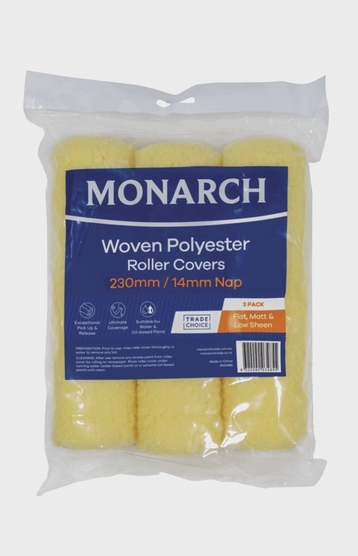 Woven Polyester Roller Cover 14mm Nap 3 x 230mm