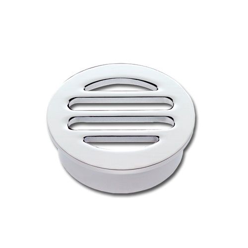 Mildon Grate Heavy Brass 50mm Round (One Piece) Chrome