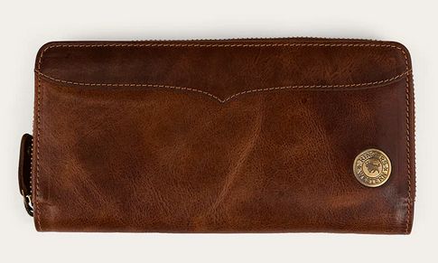 Toro Dama Zip Purse - Cognac