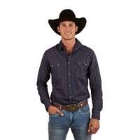 Mapleton Mens Western Shirt Stripe