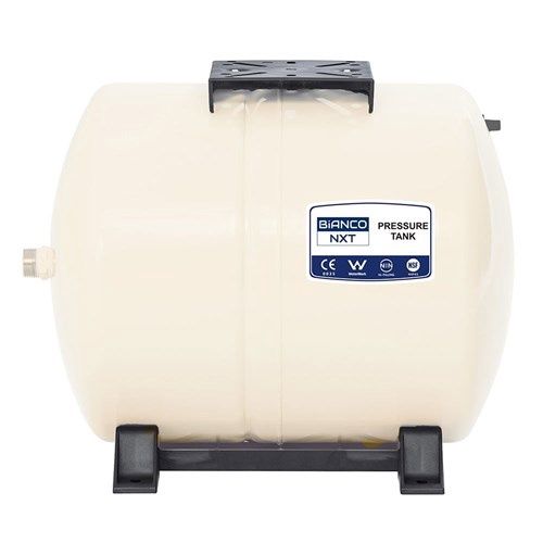 Bianco Pressure Tank 60ltr Horizontal Almond 4 Bar Pre-Charge