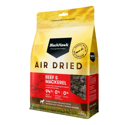 Black Hawk Air Dried Beef &amp; Mackerel
