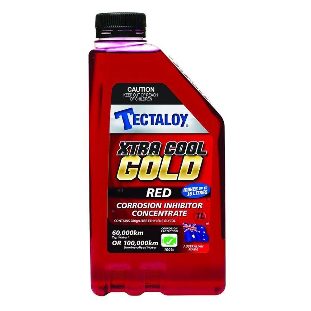 Tectaloy Xtra Cool Gold Coolant Concentrate RED 1L