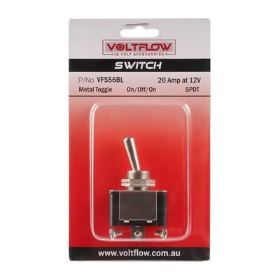 Metal On/Off/On Toggle Switch 12/24V