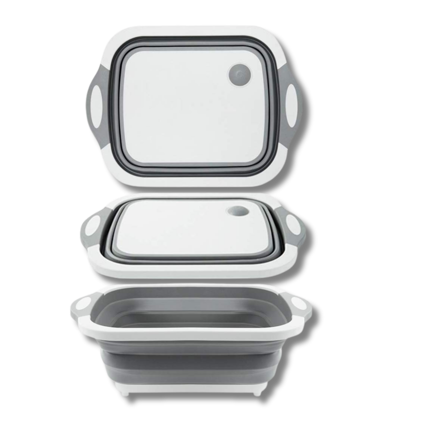 3 in 1 Collapsible Chopping &amp; Strainer Board