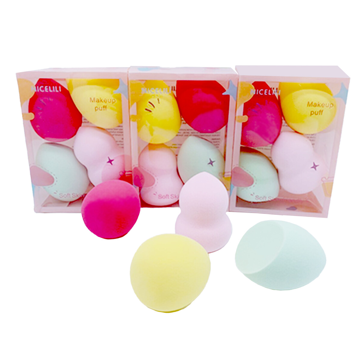 Assorted Cosmetic Sponges