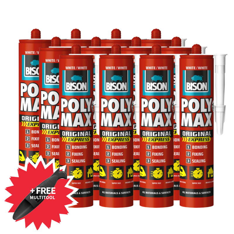 Poly Max Express White Box of 12 x 425g Cartridges
