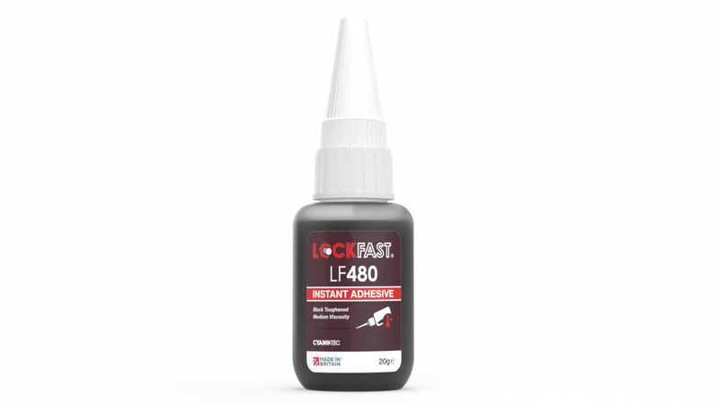 Lockfast LF480 Black Toughened Instant Adhesive
