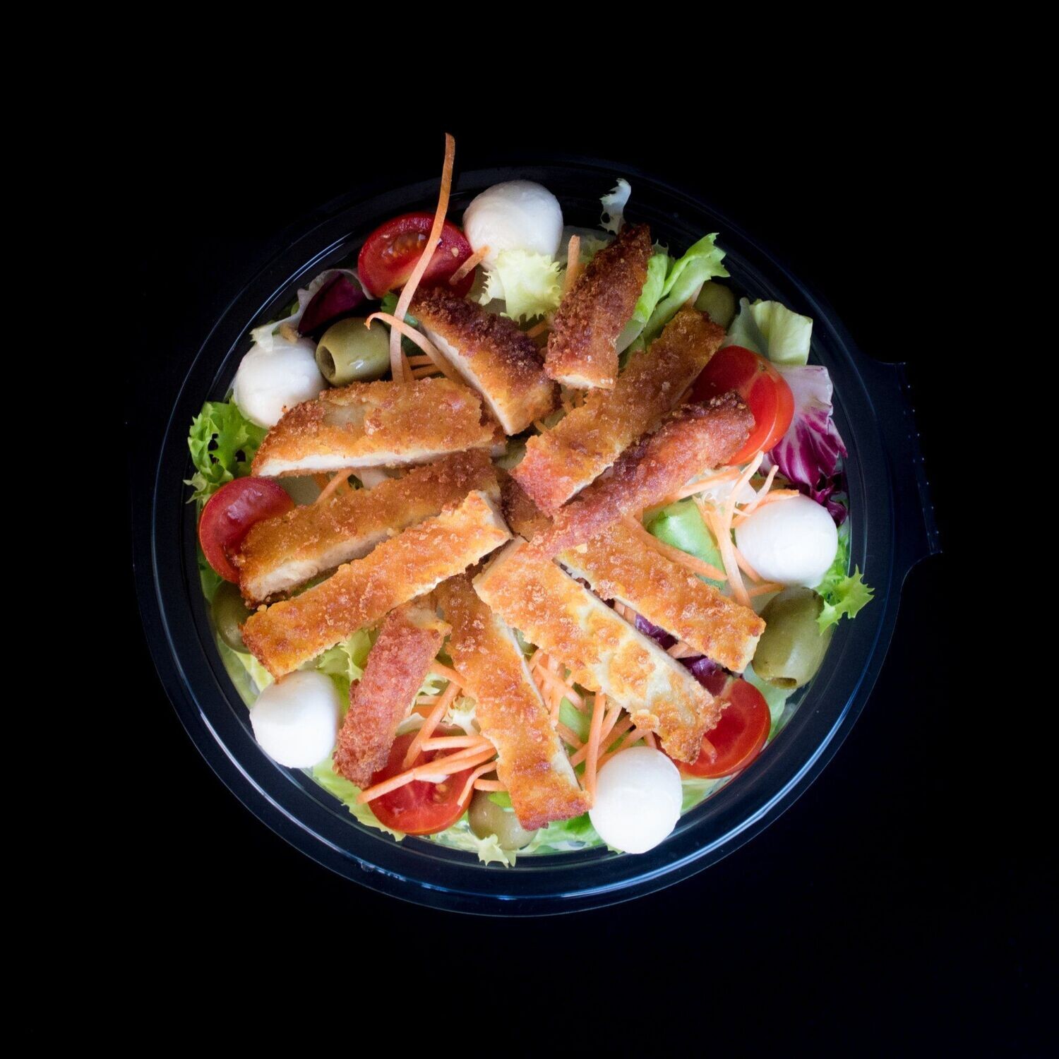 INSALATA CON POLLO CROCCANTE
