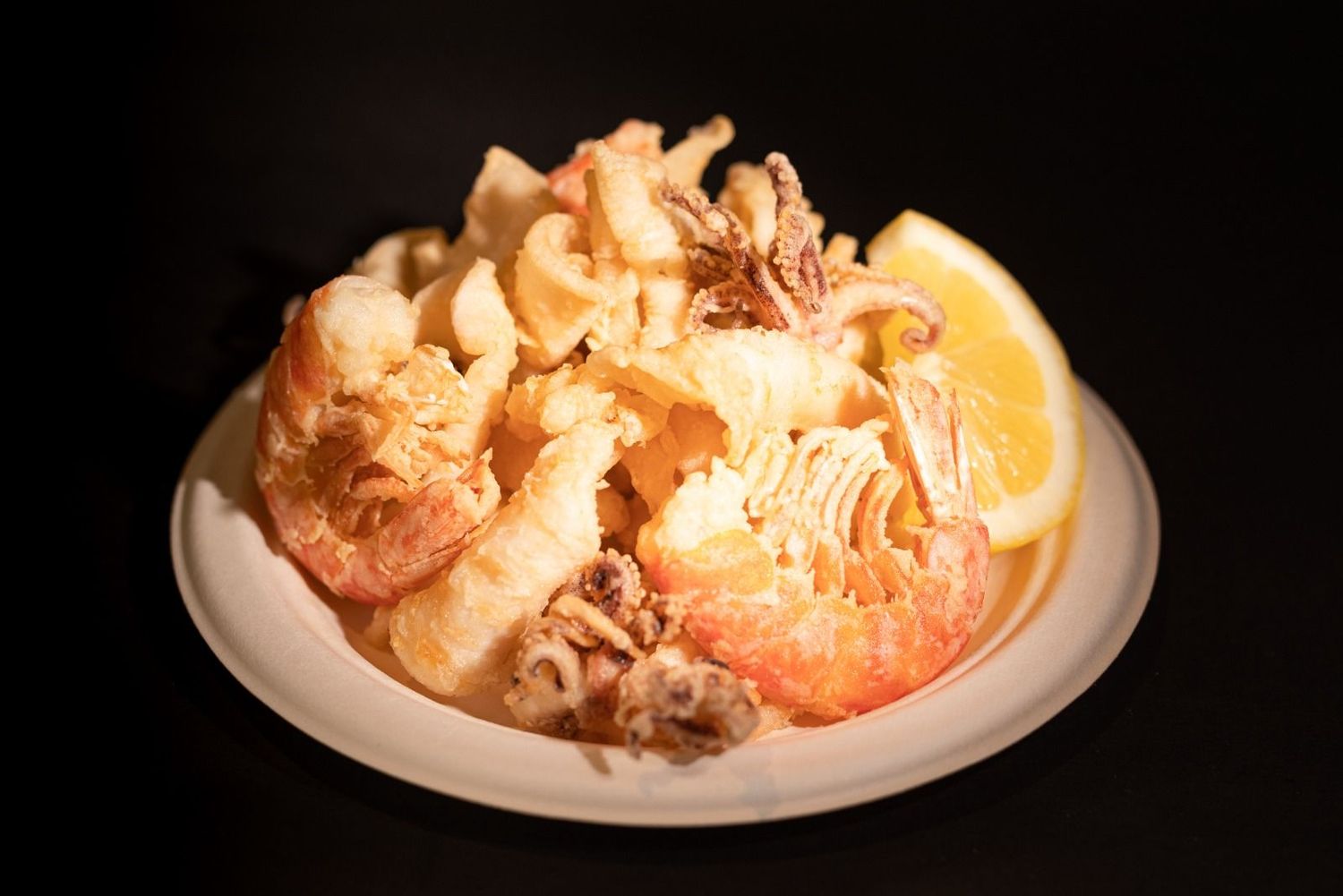 FRITTO DI MARE CALAMARI E GAMBERI