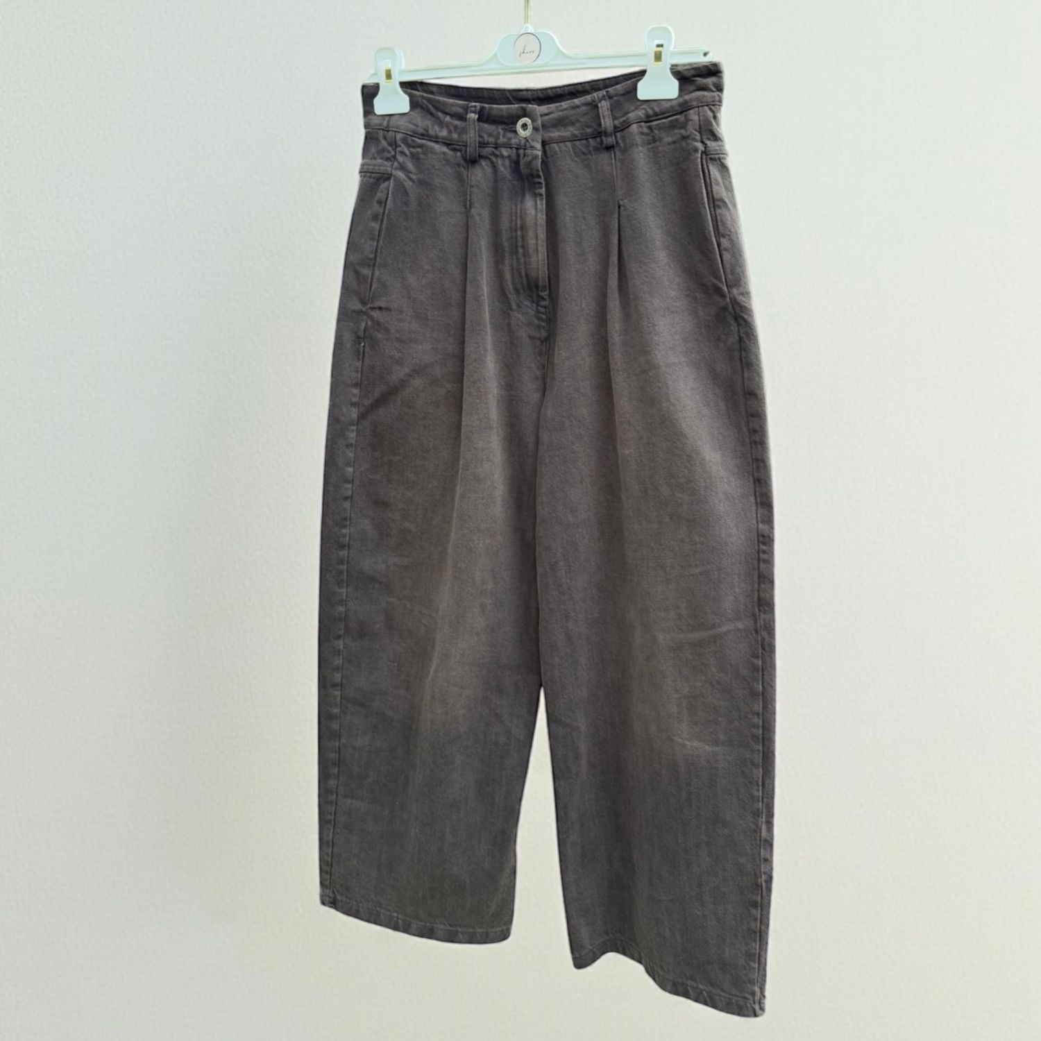 Pantaloni a palloncino marrone