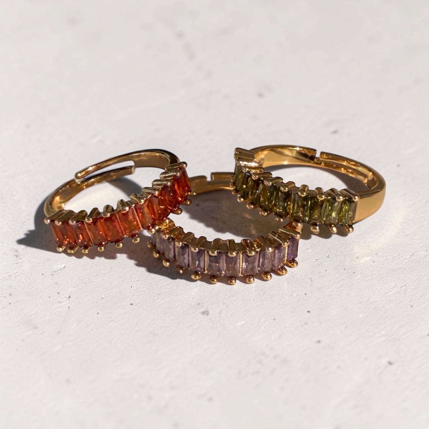 Anelli brillanti vari colori