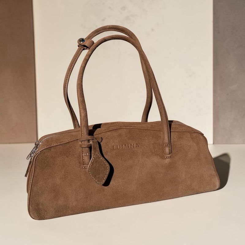 Borsa Lumina scamosciata
