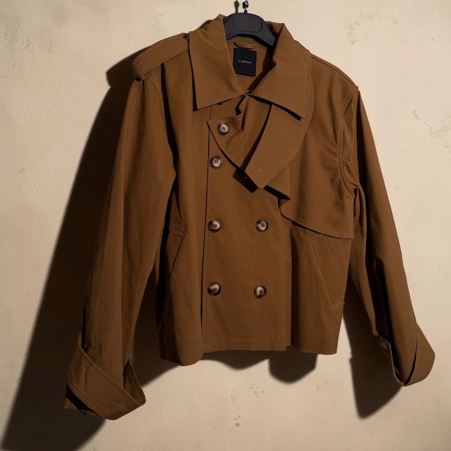 Trench verde Lumina