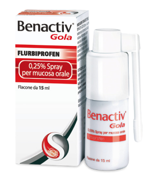 BENACTIV GOLA*SPRAY 15ML 0,25%