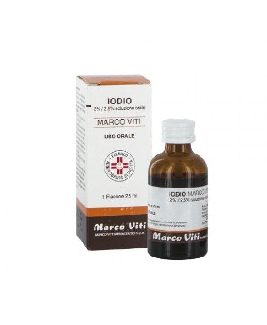 IODIO OS SOLUZ MV*25ML 2%+2,5%