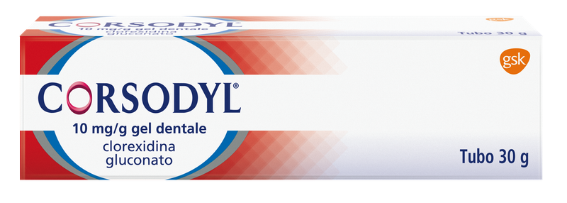 CORSODYL*GEL DENT 30G 1G/100G