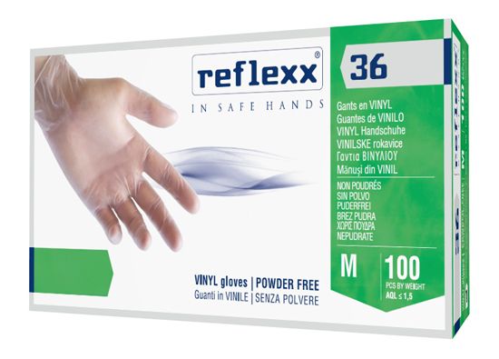 REFLEXX 36 GUANTO VIN M 100PZ