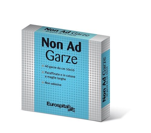 GARZA PARAFF NON AD 10X10 40PZ GARZA PARAFF NON AD 10X10 40PZ