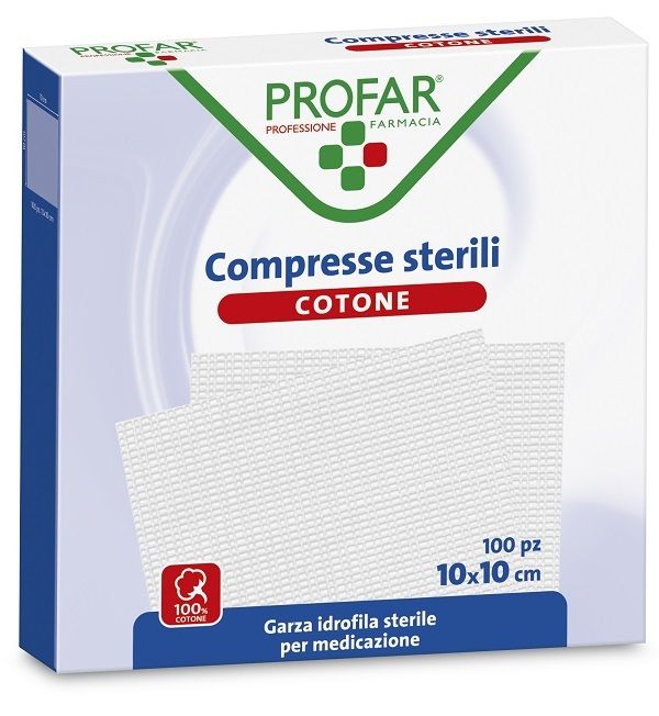 PROFAR GARZA COTONE 10X10 100P PROFAR GARZA COTONE 10X10 100P