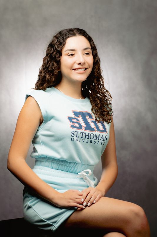 STU-FS Blue Cropped Top