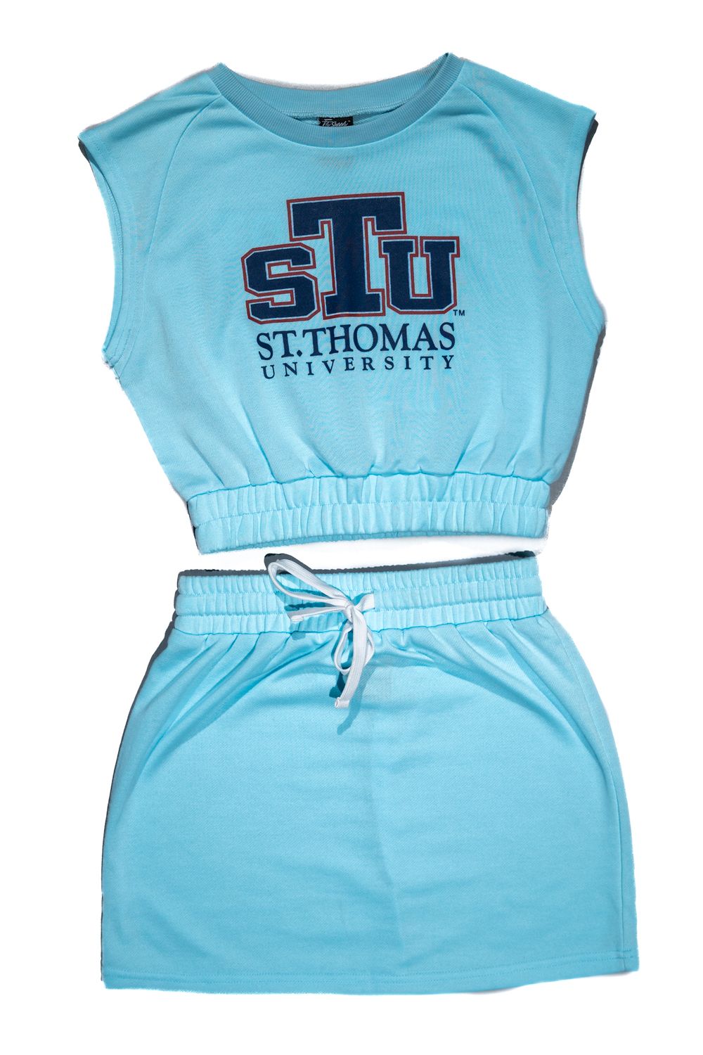 STU-FS Blue Cropped Skirt, Size: S