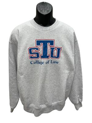 College of Law Crewneck, Color: Light Steel, Size: S