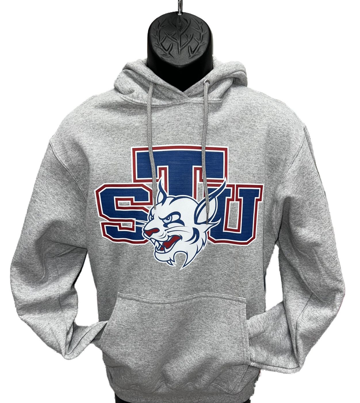 Fleece Hoodie, Color: Grey, Size: S