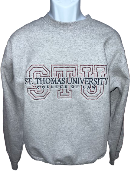 St. Thomas University College of Law Embroidered Crewneck
