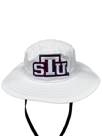 STU Bucket Hat, Color: White, Size: S/M