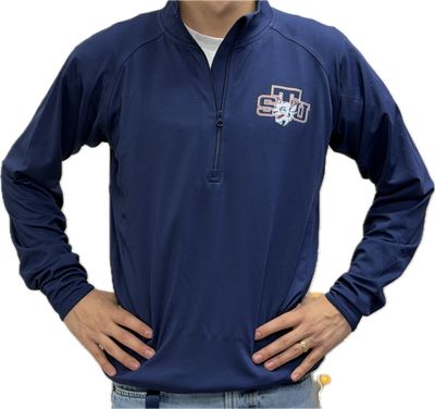 STU Bobcat Quarter Zip Navy XS