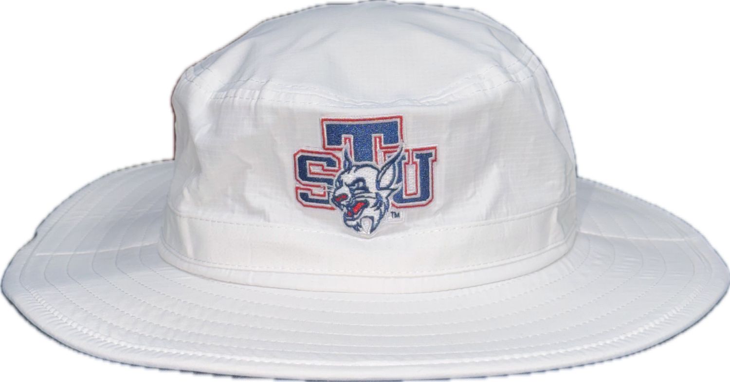STU Bobcat Bucket Hat White