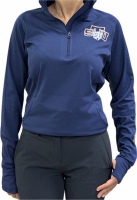 STU Bobcat Women's Quarter Zip Navy