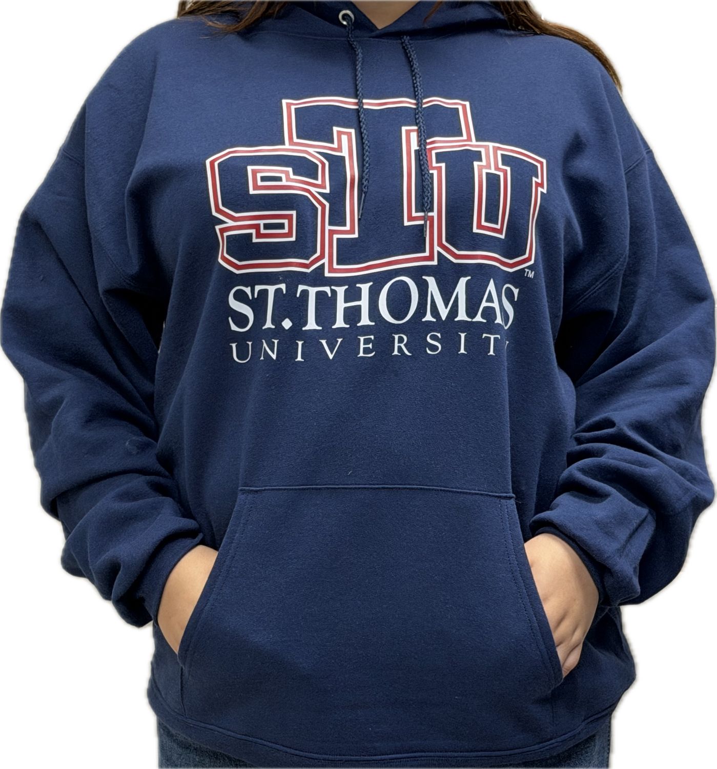 St. Thomas University Hoodie Navy, Size: S
