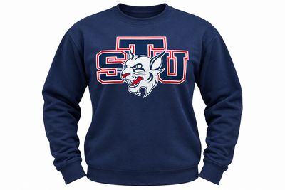 STU Bobcat Crewneck Navy