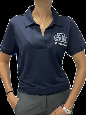 STU College of Law Women's Navy Polo 