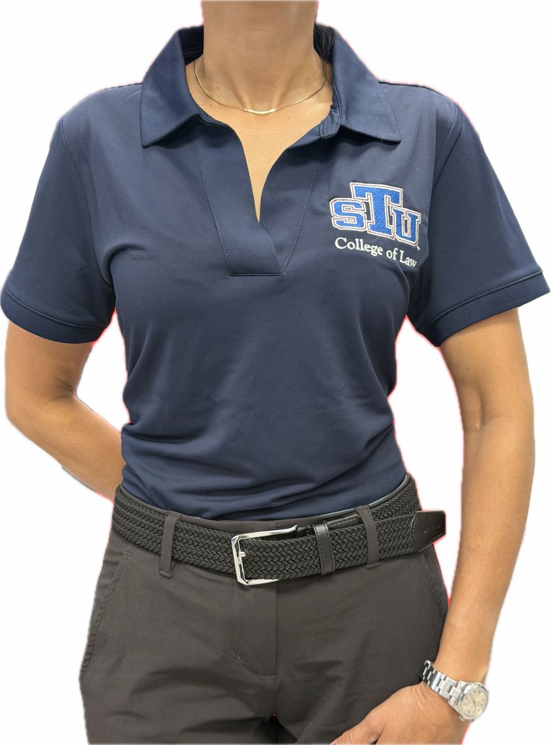 STU College of Law Women's Navy Polo , Size: S