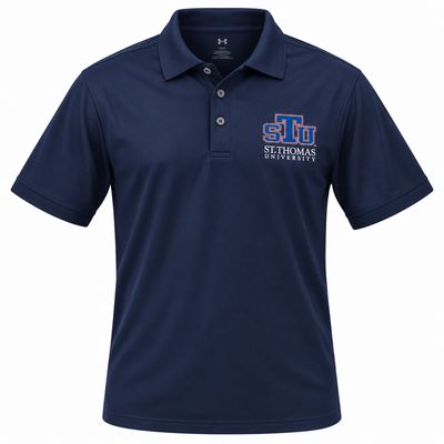 STU St. Thomas University Men's Navy Polo
