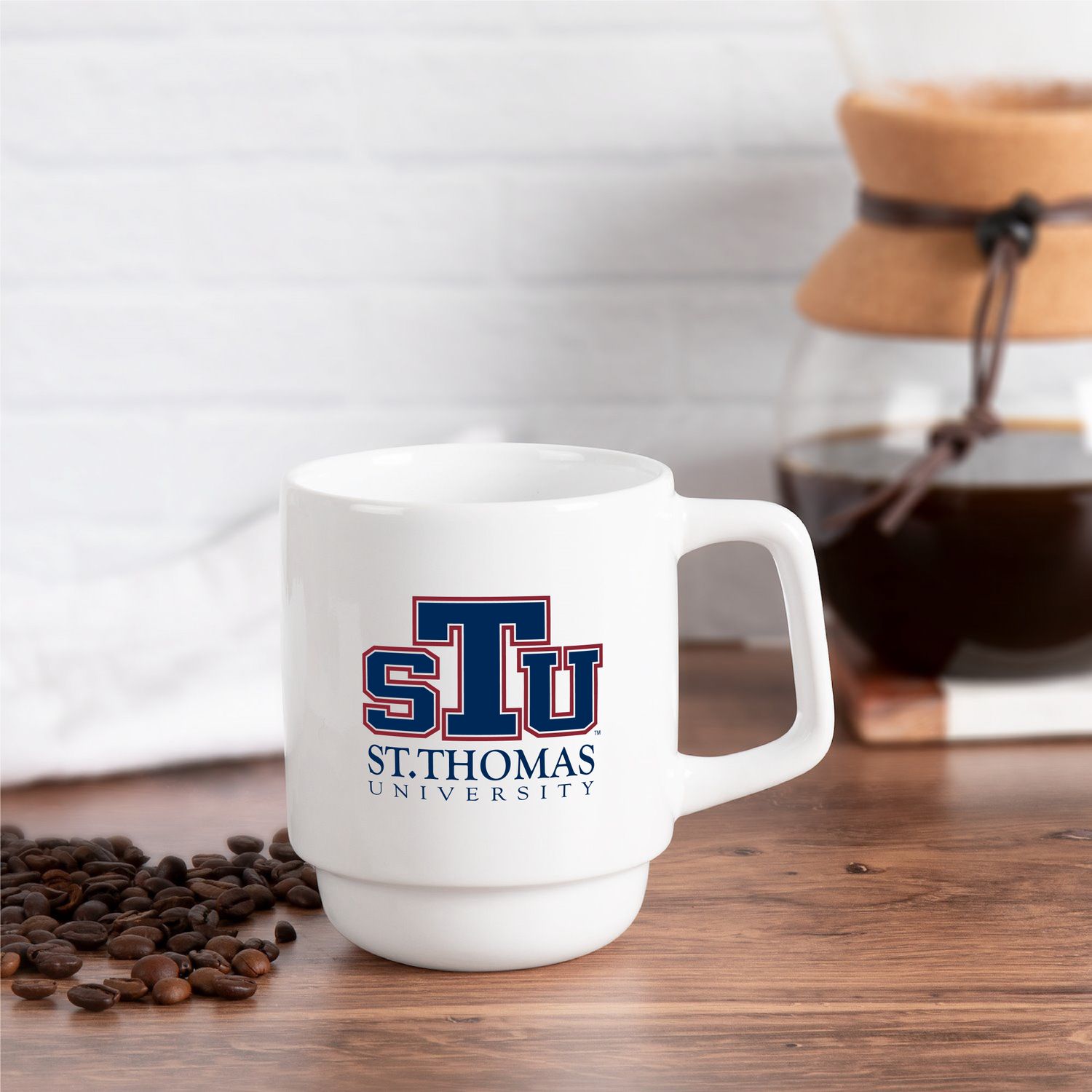STU St. Thomas University 16 oz Stackable Ceramic Mug